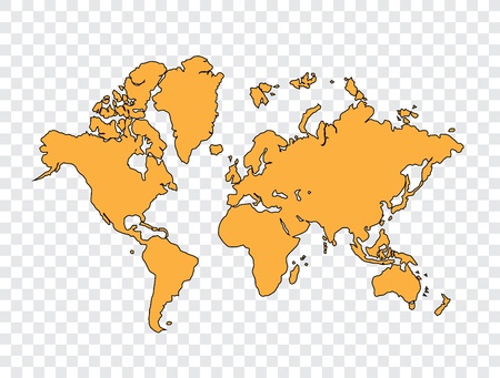 World mapのイラスト素材