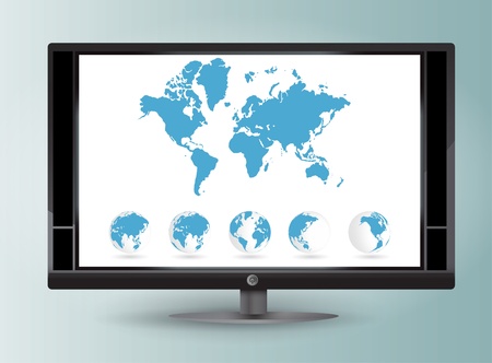 World mapのイラスト素材