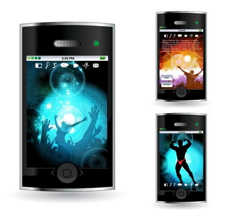Smart phoneのイラスト素材