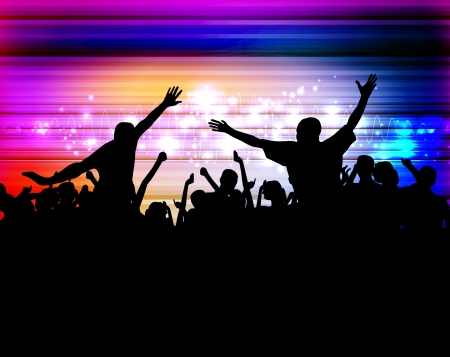 Music background partyのイラスト素材