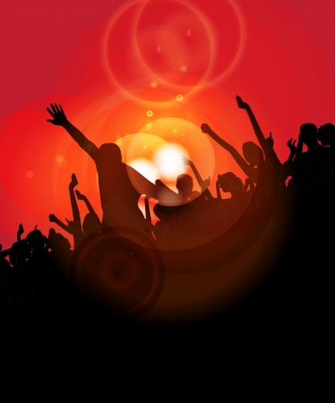 Disco backgroundのイラスト素材