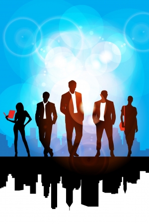Business teamのイラスト素材