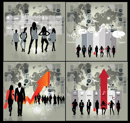 Business teamのイラスト素材