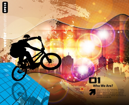  cyclist のイラスト素材