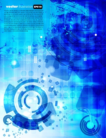 Hi tech abstract backgroundのイラスト素材