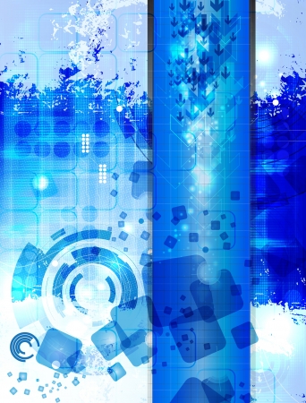 Futuristic backgroundのイラスト素材