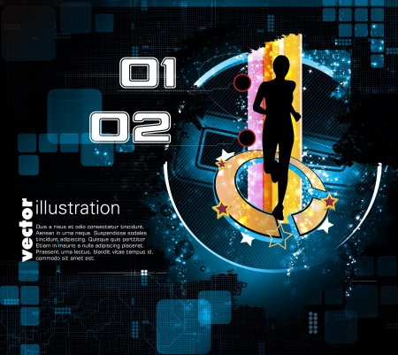 Sport illustrationのイラスト素材