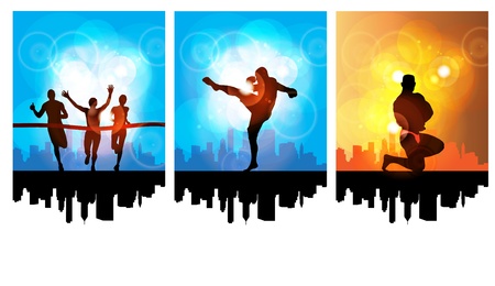 Sport illustrationのイラスト素材