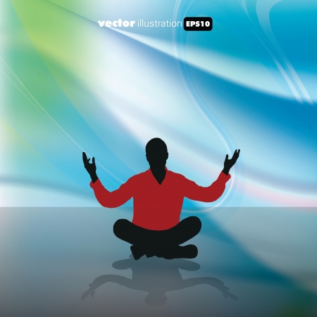 Meditationのイラスト素材