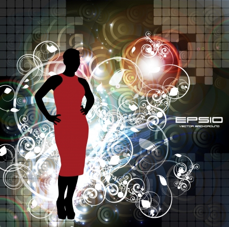 Young fashion girls  illustration のイラスト素材