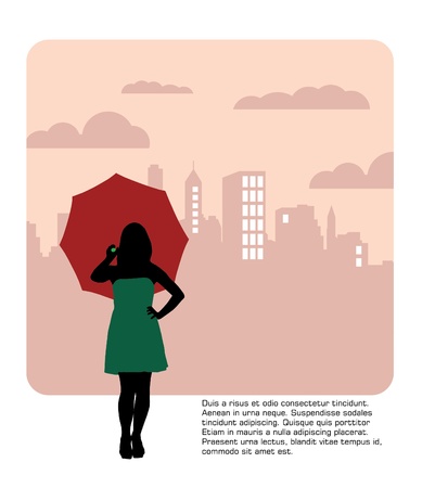 Fashion womanのイラスト素材