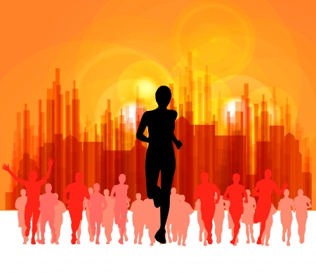 Sport illustration の写真素材