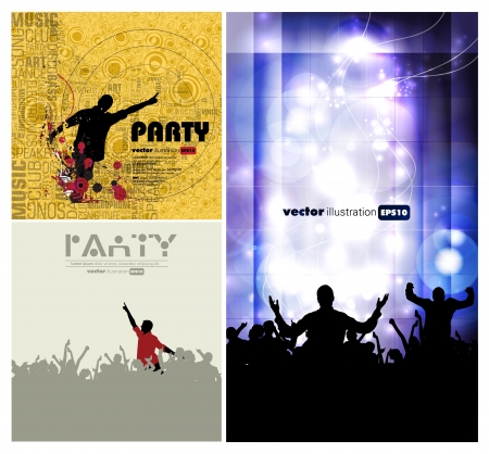 Music event illustration setのイラスト素材