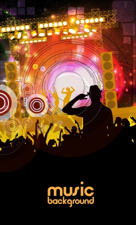 Music illustrationのイラスト素材