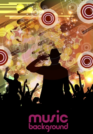 Concert  illustrationのイラスト素材