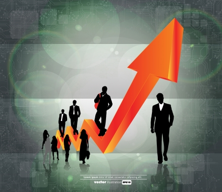 Business backgroundのイラスト素材