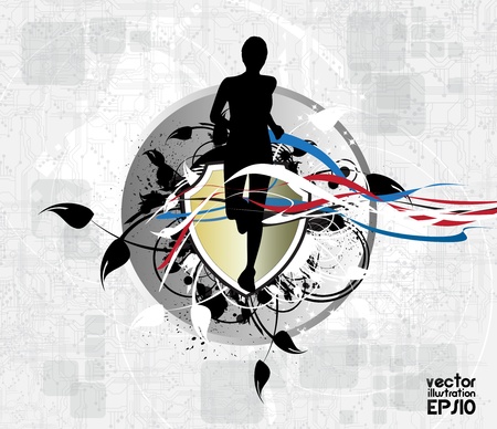 Illustration of sport  Marathon のイラスト素材