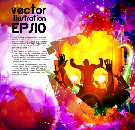 Concert poster. illustration のイラスト素材