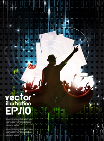 Music posterのイラスト素材