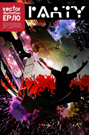 Dancing peopleのイラスト素材