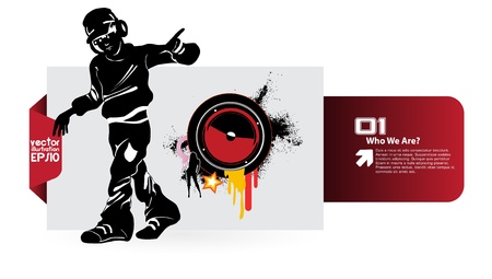 Music backgroundのイラスト素材