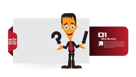 Office worker. のイラスト素材