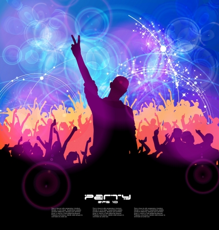 Dancing peopleのイラスト素材