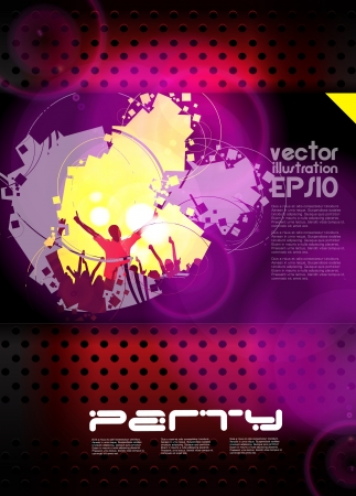 Music event poster  のイラスト素材