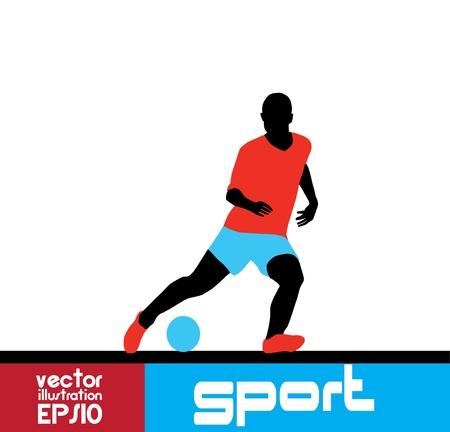 Soccer Playerのイラスト素材