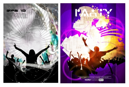 Dance partyのイラスト素材