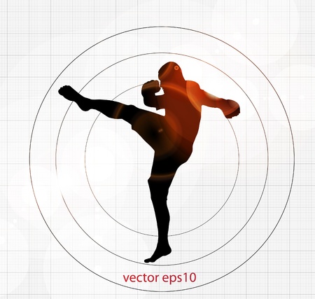 Karate illustration  Vectorのイラスト素材