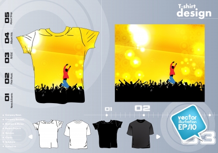 T-shirt design. Vectorのイラスト素材
