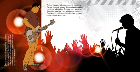 Concert background  Vector のイラスト素材
