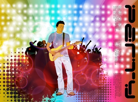 Concert. Vector illustrationのイラスト素材