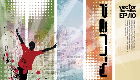 Concert banner. Vector illustrationのイラスト素材