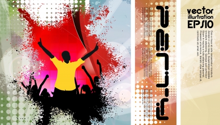 Concert banner. Vector illustrationのイラスト素材