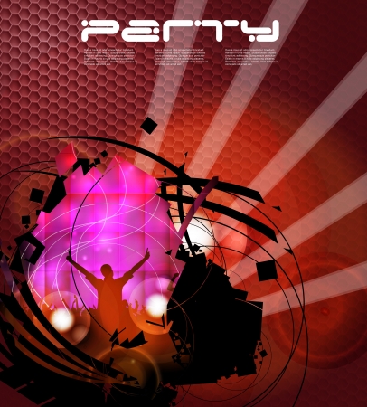 Crowd in front of a stage  Vectorのイラスト素材