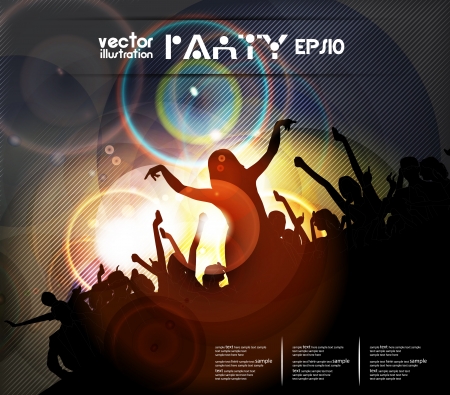 Disco party. Vectorのイラスト素材