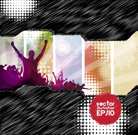 Music background のイラスト素材