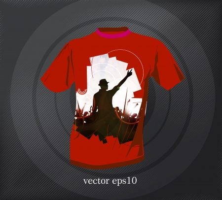 T-shirt design. Vectorのイラスト素材