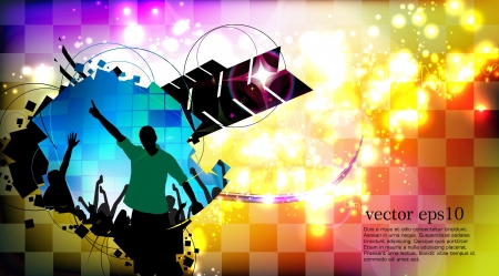 Music event backgroundのイラスト素材