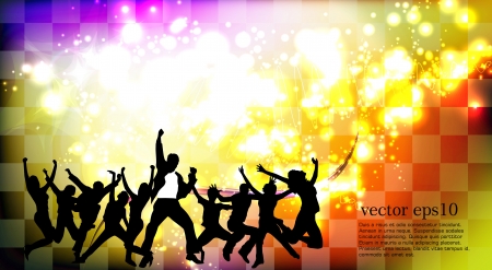 Dance party のイラスト素材