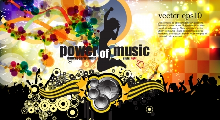 Dance party のイラスト素材