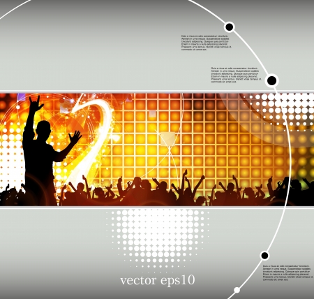 Concert poster. Vector illustrationのイラスト素材