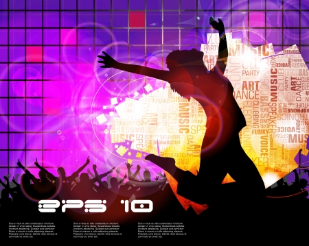 Music event background のイラスト素材