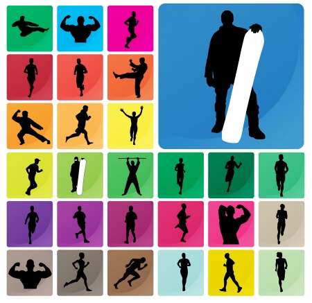 Sport icons  Vector set のイラスト素材