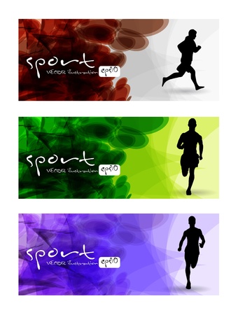 Editable vector illustration of sportのイラスト素材