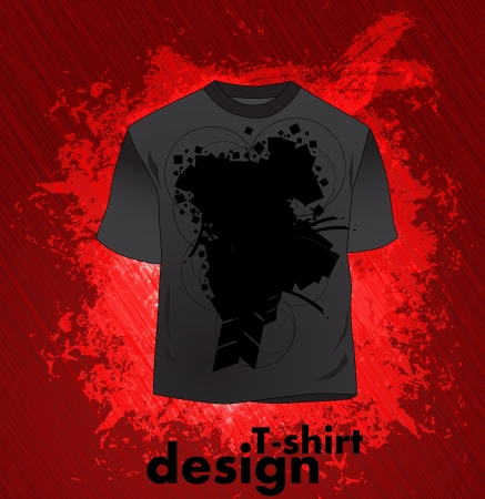 T-shirt design. Vector のイラスト素材