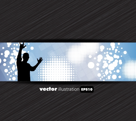 Discoteque music backgroundのイラスト素材