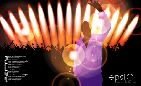 Dancing Young Peopleのイラスト素材